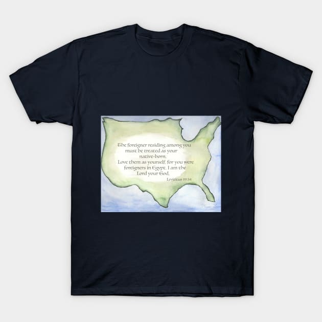 The foreign born among you T-Shirt by mlucas_illustration